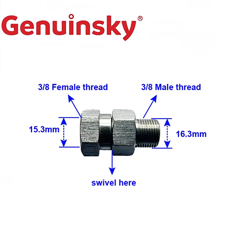 Materiaalselectie en gebruik van swivel passen
