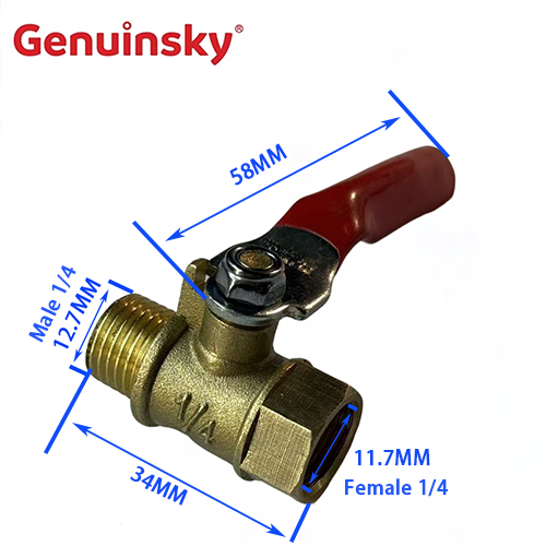 Zes modellen kogelkranen gespecialiseerd voor luchtcompressoren en hun toepassingsscenario's