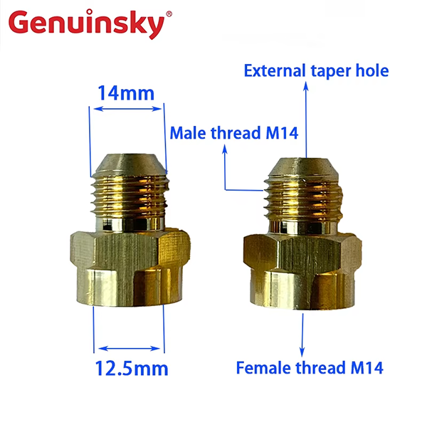 Brass M14 Car Wash -adapter