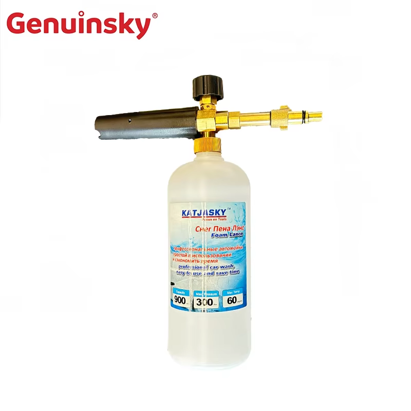 Auto wasmachine schuim lans