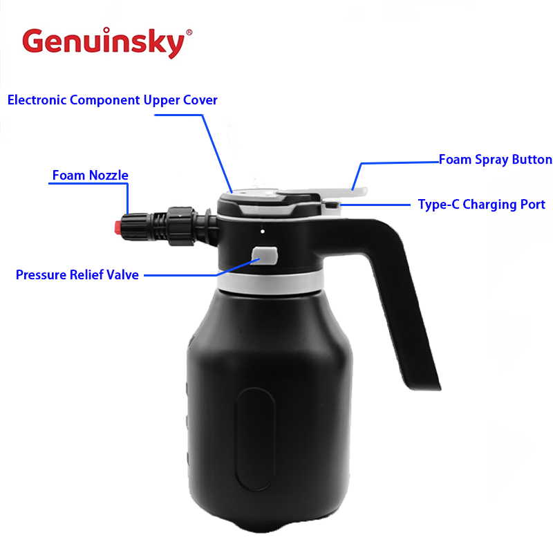 Elektrische schuimspuit