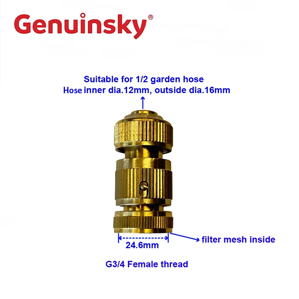 Drukreiniger inlaatconnector Drukreiniger inlaatconnector